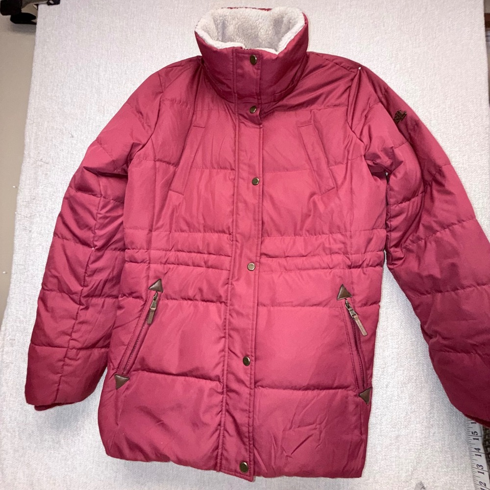 Lauren Ralph Lauren Red Down Puffer Jacket duck and down